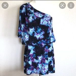 Jessica Simpson, one shoulder, floral, size 14 dress